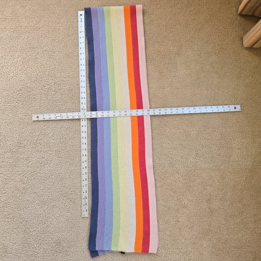 GAP Lambswool Angora Striped Scarf - Picture 2 of 11